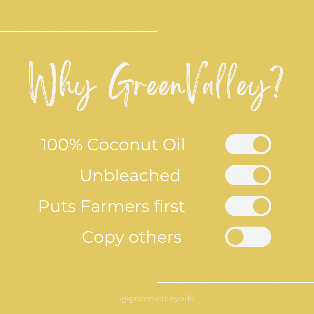 Green Valley 100% Pure & Natural Coconut Oil 5L + Virgin Coconut Oil 500ml